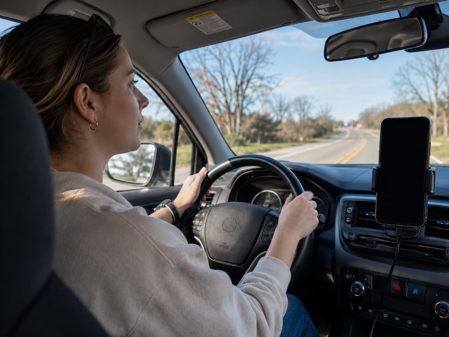 Safe hands-free language practice in the car